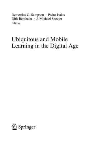Ubiquitous and Mobile Learning in the Digital Age