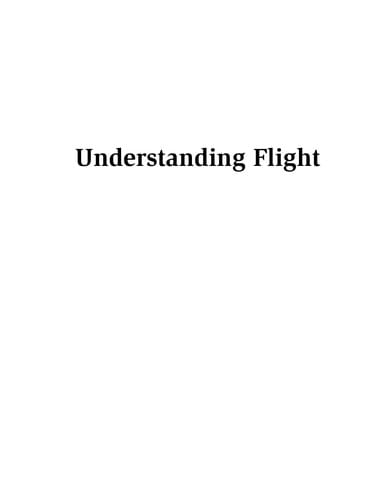 Understanding flight