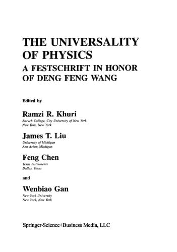 The Universality of Physics