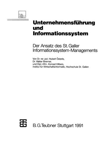 Unternehmensführung und Informationssystem