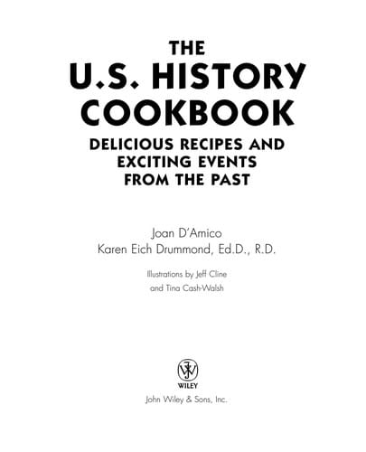 The U.S. History Cookbook