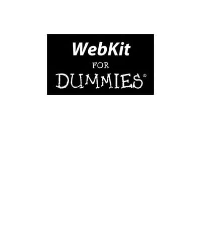 WebKit for dummies