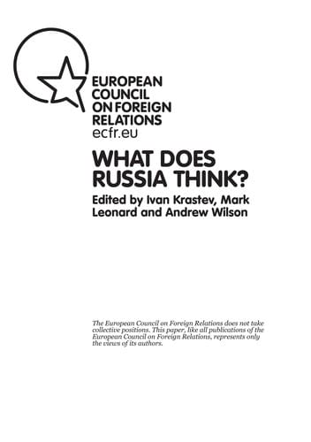 What does Russia think?