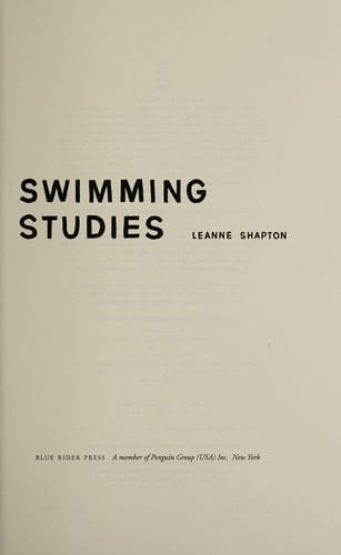 Swimming studies