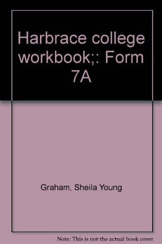 Harbrace college workbook;: Form 7A