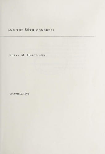 Truman and the 80th Congress