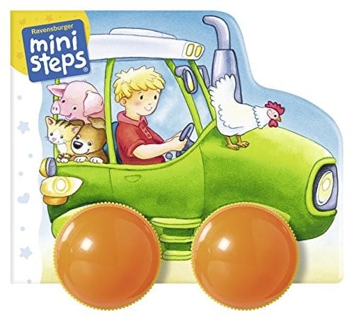 Mein erstes Räder-Rasselbuch : Fahr los, kleiner Traktor!