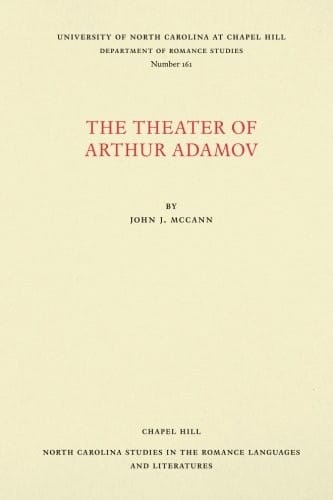 The Theater of Arthur Adamov