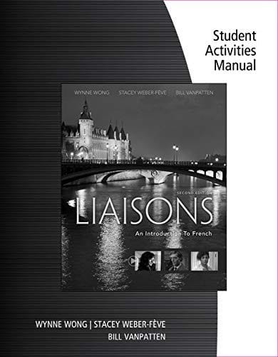 Student Activities Manual and iLrn Heinle Learning Center, 4 terms  Printed Access Card for Wong/Weber-Feve/Ousselin/VanPatten's Liaisons