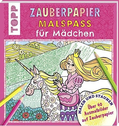 Zauberpapier Malspaß für Mädchen