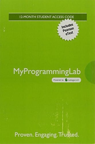 Mylab Programming with Pearson Etext -- Standalone Access Card -- For the Practice of Computing Using Python