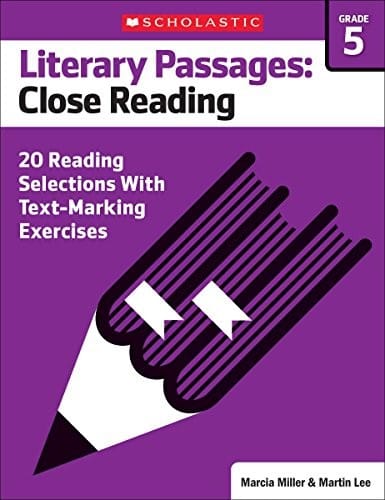 Literary Passages : Close Reading : Grade 5