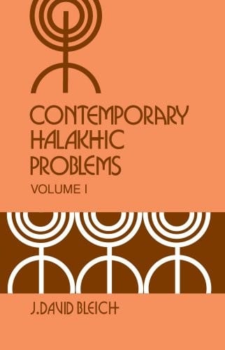 Contemporary Halakhic Problems, Vol. 1