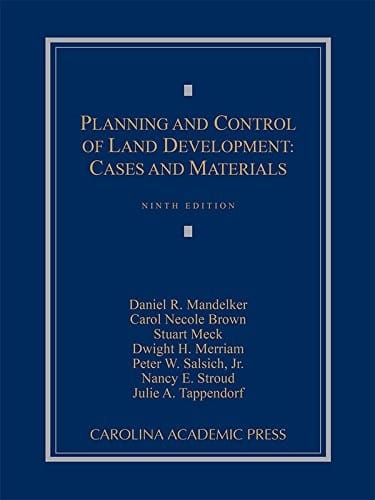 Planning and control of land development