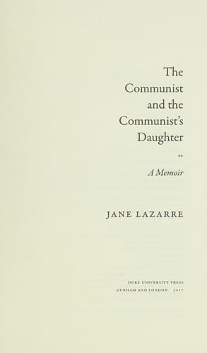 The communist and the communist's daughter
