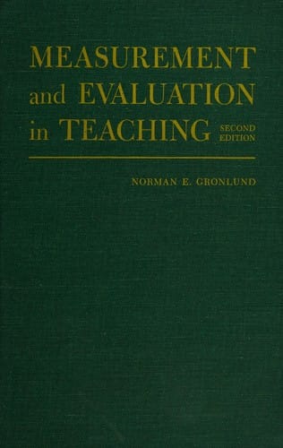 Measurement and evaluation in teaching