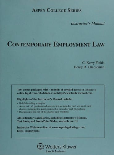 Contemporary employment law