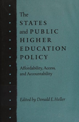 The states and public higher education policy