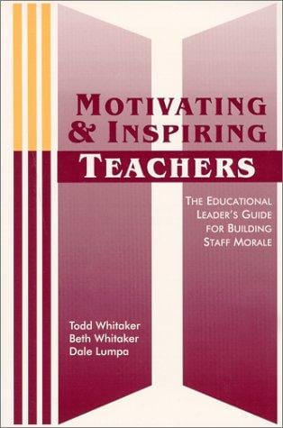Motivating and inspiring teachers