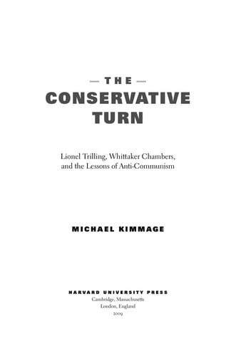 The conservative turn