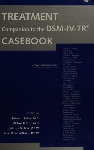 Treatment companion to the DSM-IV-TR casebook