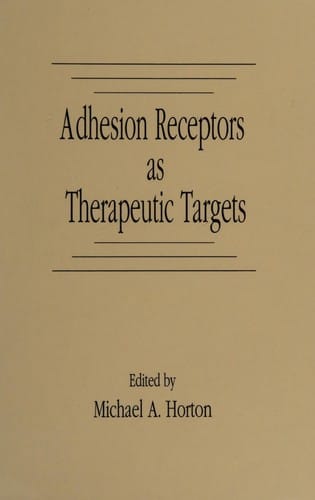 Adhesion receptors as therapeutic targets
