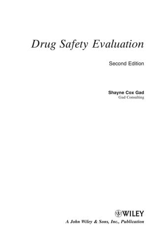 Drug safety evaluation