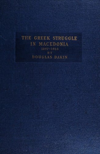 The Greek struggle in Macedonia, 1897-1913
