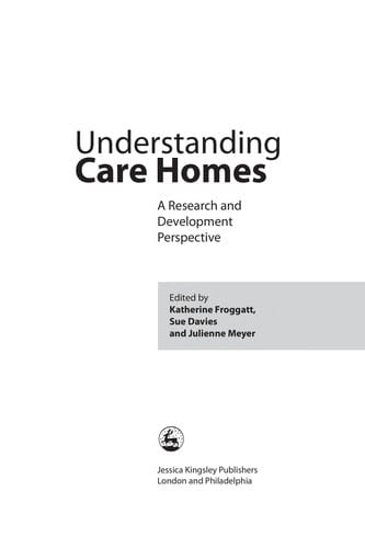 Understanding care homes