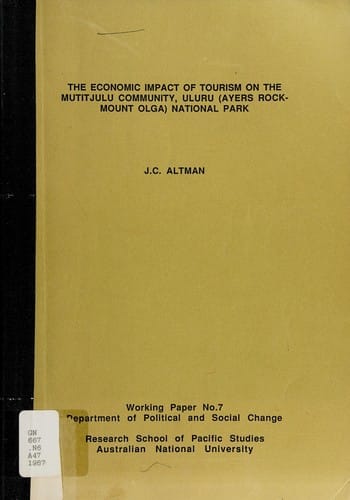 The economic impact of tourism on the Mutitjulu community, Uluru (Ayers Rock-Mount Olga) National Park