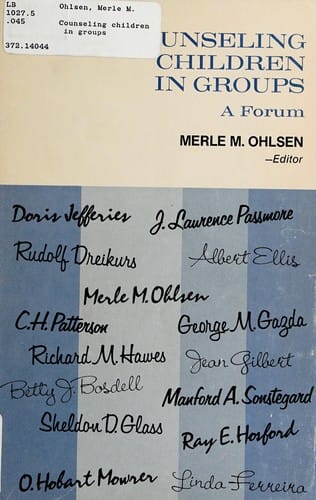 Counseling children in groups