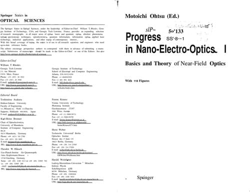 Progress in nano-electro-optics