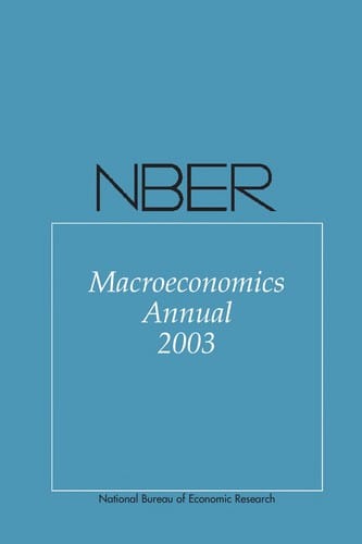 NBER macroeconomics annual 2003