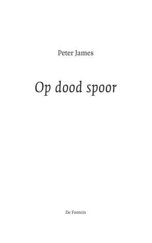 Op dood spoor