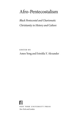 Afro-Pentecostalism