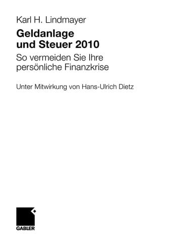 Geldanlage und Steuer 2010