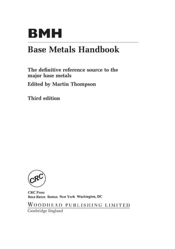 Base metals handbook