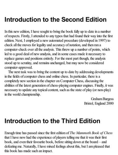 The Mammoth book of chess