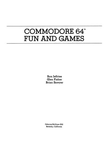 Commodore 64 fun and games