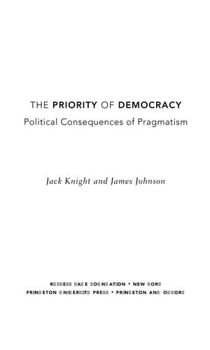 The priority of democracy