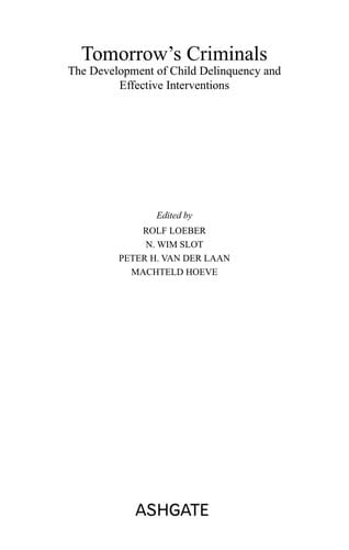 Tomorrow's criminals