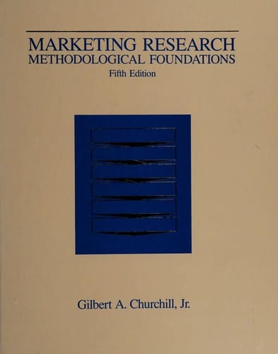 Marketing Research, Methodological Foundations