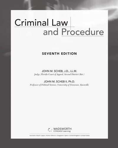 Criminal law and procedure