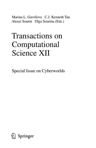 Transactions on Computational Science XII