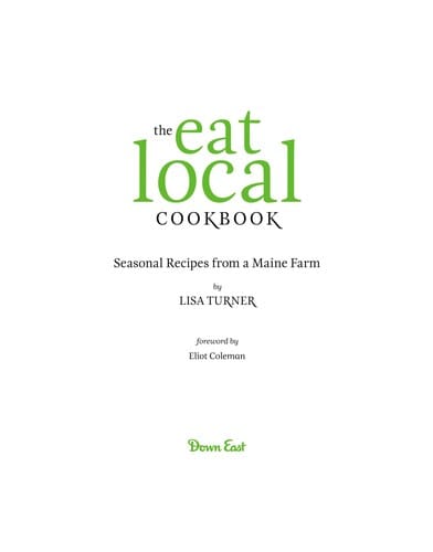 The eat local cookbook