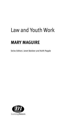 Law and Youth Work