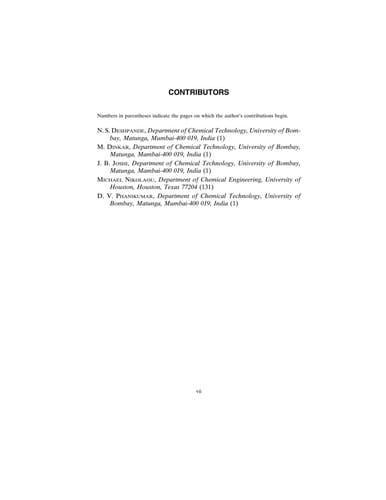 Advances in chemical engineering