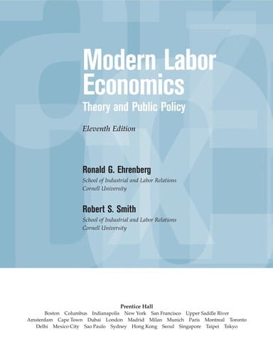Modern labor economics