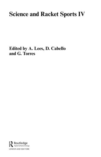 Science and racket sports IV