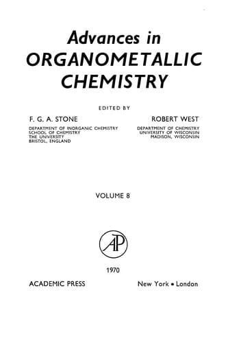 Advances in Organometallic Chemistry, 8.
